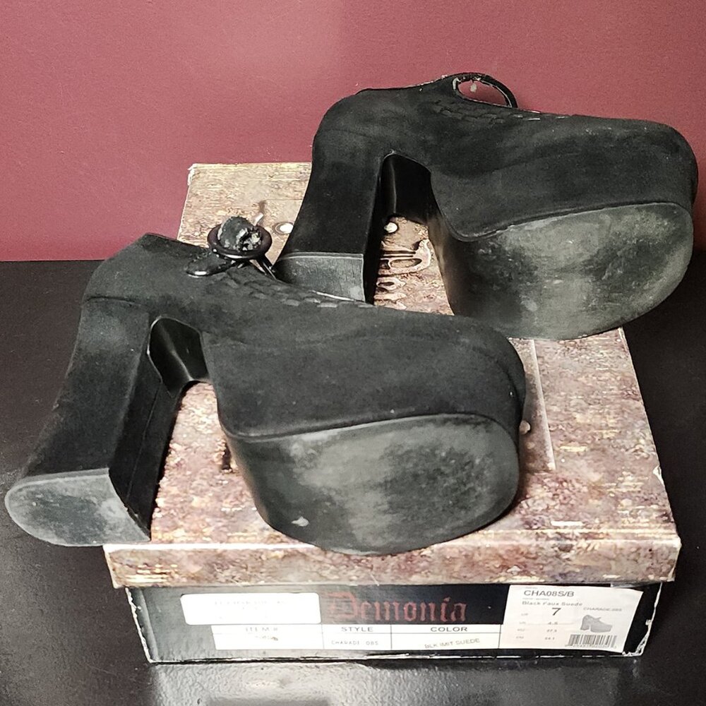 Vintage Demonia Platform Heels - Size 7 - Picture 5 of 9